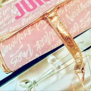 Pretty juicy couture large cosmetic holder or Jewlery